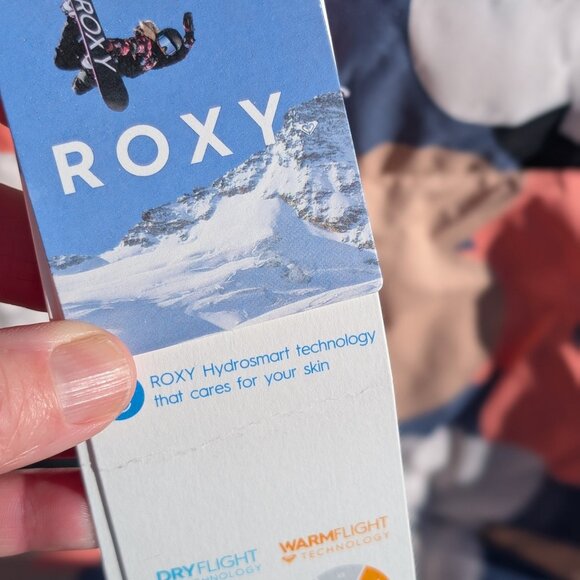 Roxy snowboard jacket XL - flower print pastel colors - Picture 5 of 10